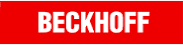 Red Beckhoff logo with white text.